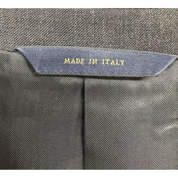 Brooks‎ Brothers Jacket 42 R Gray Wool Madison 1818 Estrato Trabaldo Tonga Italy - Picture 2 of 10